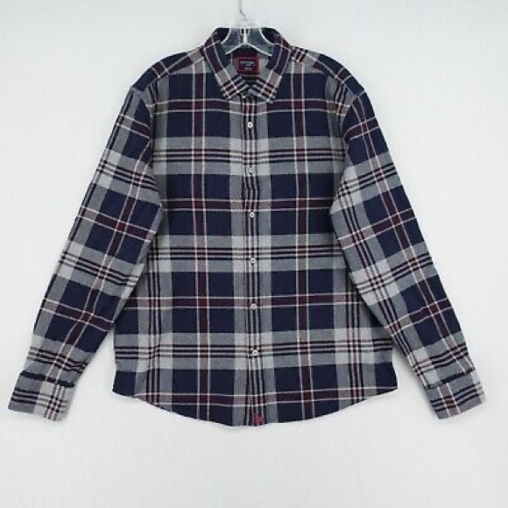 UNTUCKit Slim Cotton Flannel Button-Up Shirt